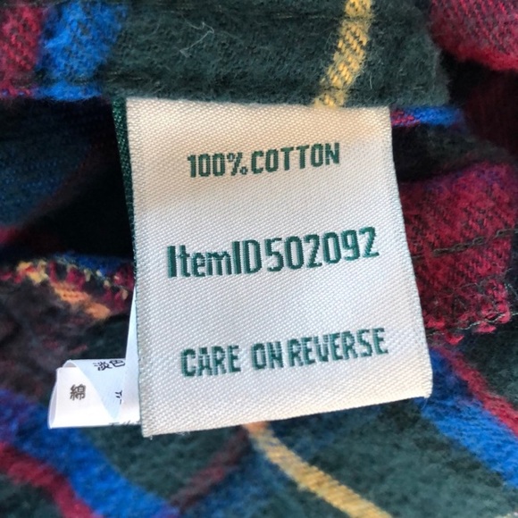 L. L. Bean flannel hoodie - zip - relaxed fit - Picture 5 of 5